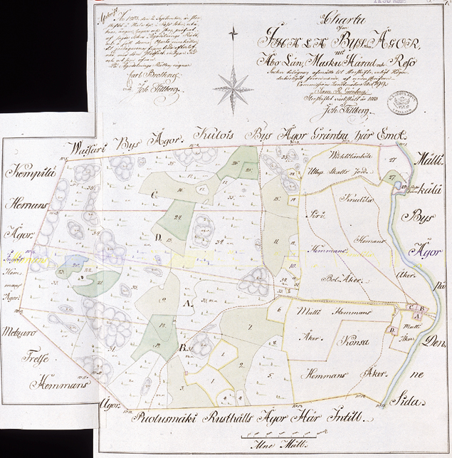 1803 - Ihalan kyln kartta